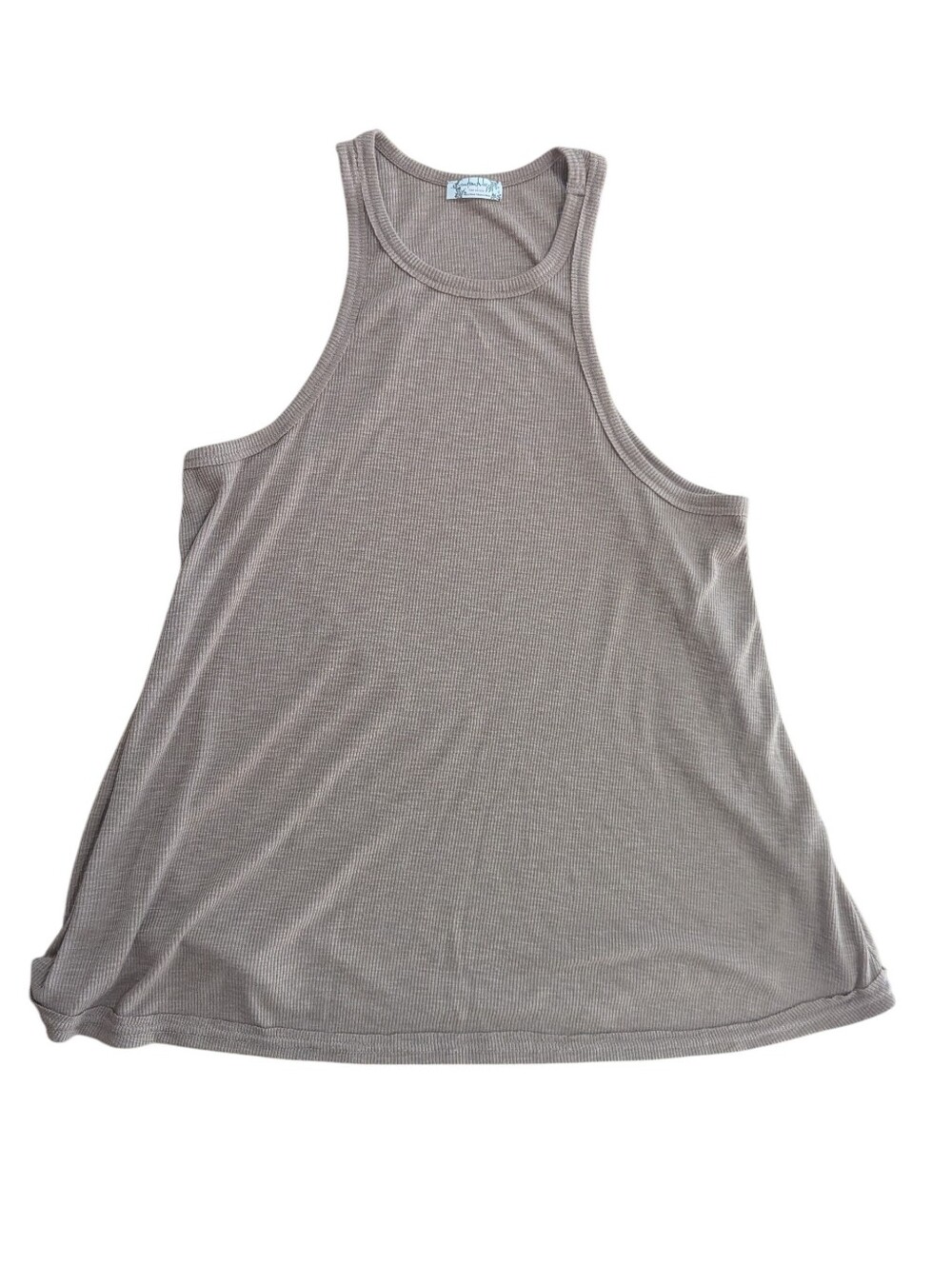 Intimately x Free People Tank Top Ribbed Taupe Tan Brown Size XS *GUC